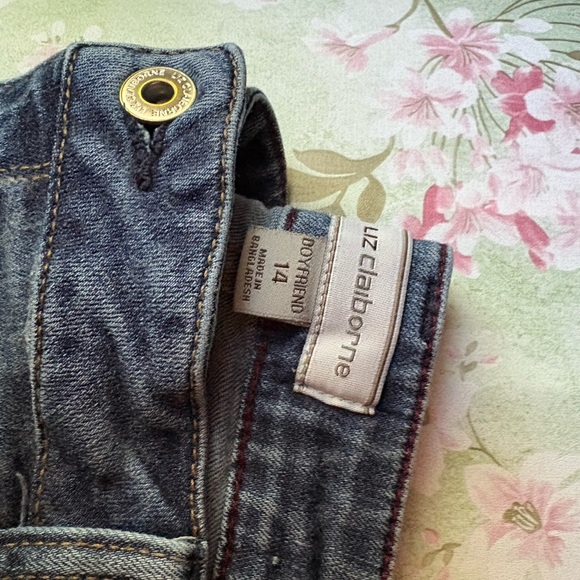 Liz Claiborne crop jeans 14 - Picture 3 of 3